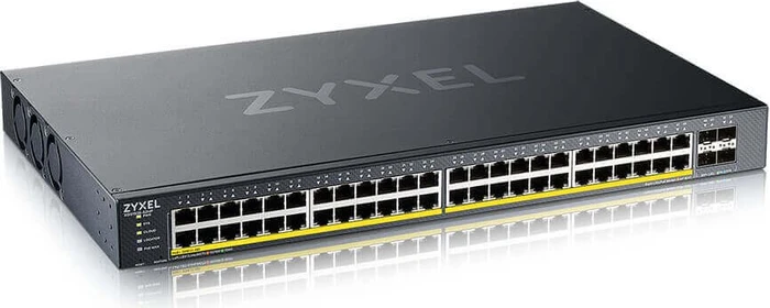 Zyxel XGS1935 Rackmount Gigabit Managed Switch, 48x RJ-45, 4x SFP+, 375W PoE+