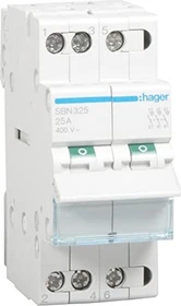Hager Ausschalter 25A 3 Schließer 400V AC 2PLE