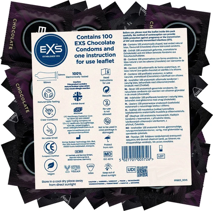 EXS Hot Chocolate Flavour, 100 Stück