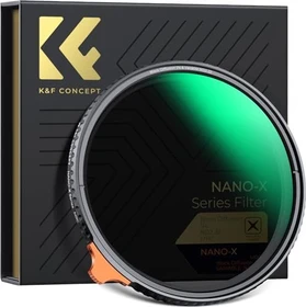 K&F Concept Nano-X 2in1 Black Mist 1/4 & ND2-ND32 (1-5 stops) 77mm