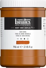 Liquitex Professional Heavy Body Acrylic raw sienna, 946ml