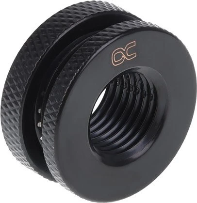 Alphacool HF Schottverschraubung kurze Version G1/4", deep black