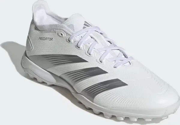 adidas Predator 24 League Low TF cloud white/silver metallic/grey one