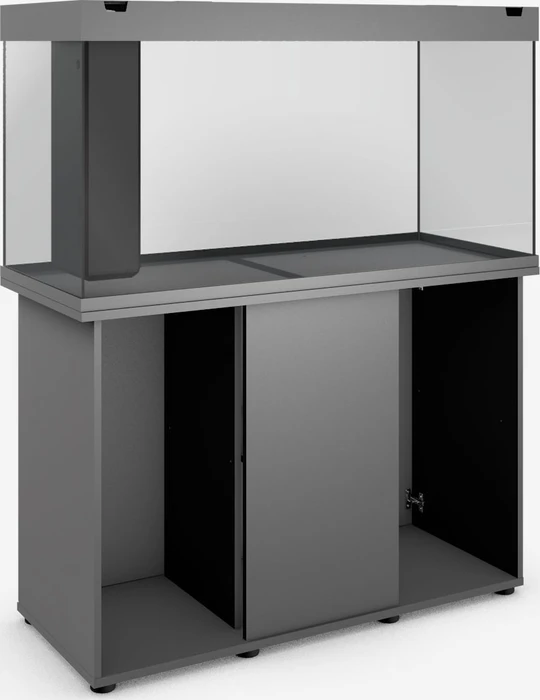 Juwel Rio 350 LED Aquarium-Set mit Unterschrank, grau/grau, 350l