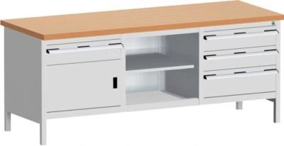 Bott Cubio Werkbank 200x84x75cm grau