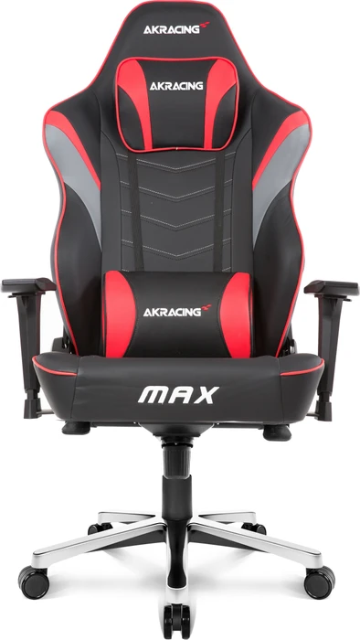 AKRacing Master Max Gamingstuhl, schwarz/grau/rot