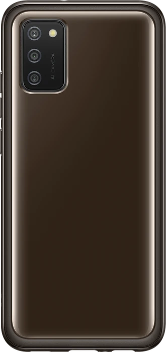 Samsung Soft Clear Cover für Galaxy A02s schwarz