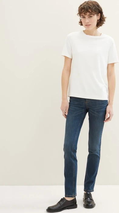 Tom Tailor Alexa Straight Jeans Jeans mid stone wash denim (Damen)