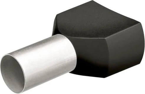 Knipex Twin-Aderendhülsen 2x 1.5mm² schwarz 200 Stück