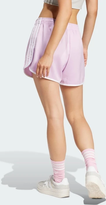 adidas Adicolor 3-Streifen Sprinter Laufhose kurz light orchid (Damen)