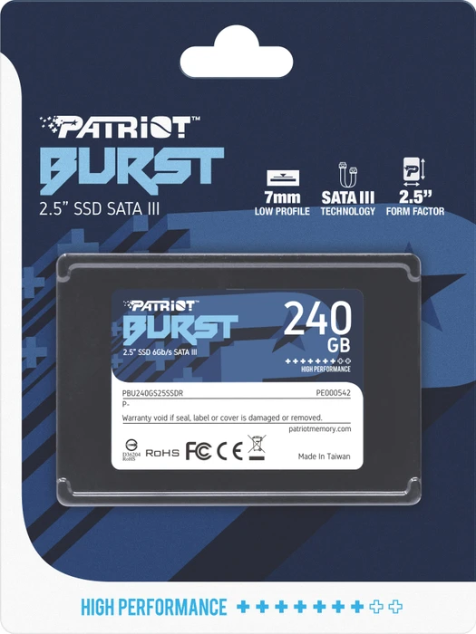 Patriot Burst 240GB, 2.5" / SATA 6Gb/s
