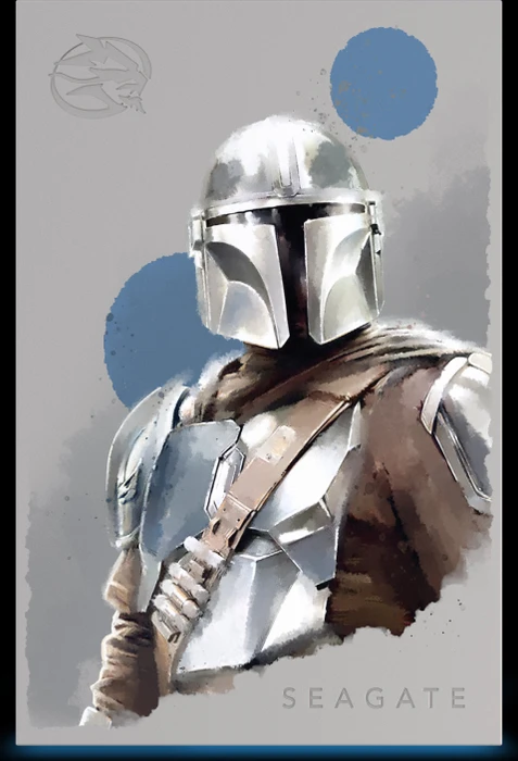Seagate FireCuda Gaming HDD - The Mandalorian Special Edition, 2TB, +Rescue, USB 3.0 Micro-B
