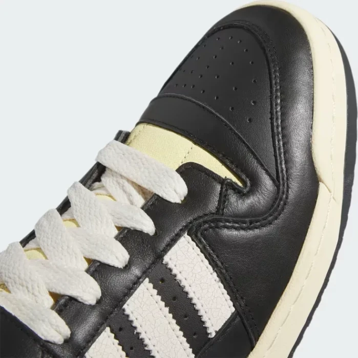 adidas Forum 84 Low core black/cream white/easy yellow (Herren)