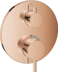 Grohe Atrio Thermostat mit 1 Absperrventil warm sunset