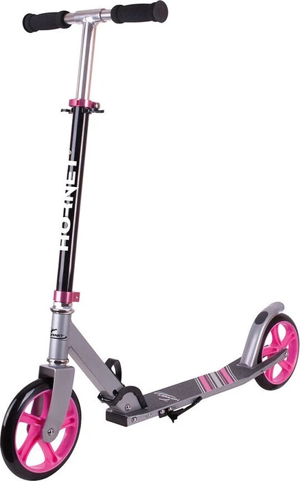 Hudora Hornet 200 Scooter schwarz/pink