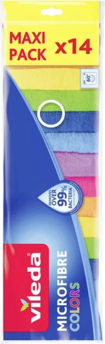 Vileda Colors Mikrofasertuch, 14 Stück
