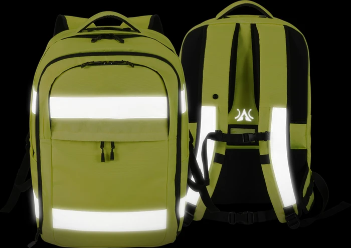 Dicota Hi-Vis 32-38 Liter, Notebook Rucksack, gelb