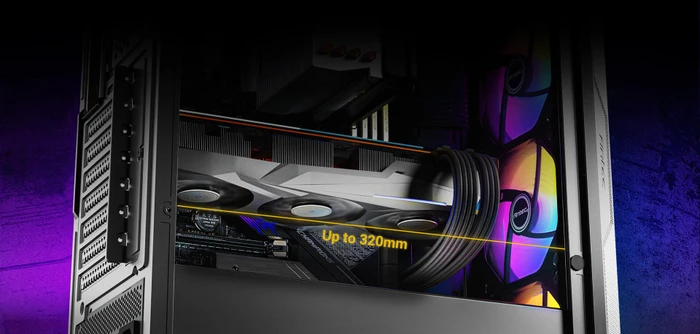 Antec AX61 Elite, schwarz, Glasfenster