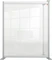 Nobo Premium Plus Erweiterung Schreibtisch-Trennwand aus Acryl, transparent/silber, 80x100cm Vorschaubild