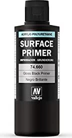 Vallejo Metal Color 660 gloss black primer, 200ml