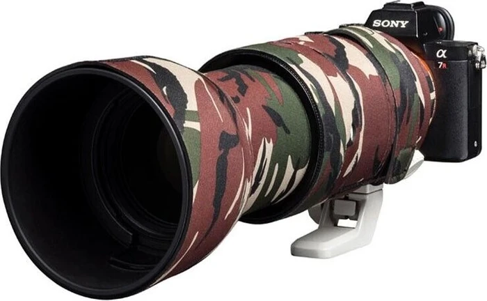 EasyCover Objektivschutz für Sony FE 100-400mm F4.5-5.6 GM OSS grün camouflage