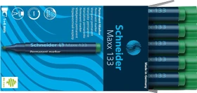 Schneider Maxx 133 Permanentmarker grün, 10er-Pack