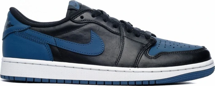 Nike Air Jordan 1 Low OG black/white/mystic navy (Herren)