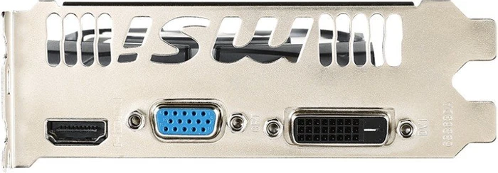 MSI GeForce GT 730, N730K-2GD3/OCV1, 2GB DDR3, VGA, DVI, HDMI