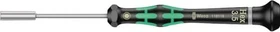 Wera Kraftform Micro 2069 Elektroniker Außensechskant Schraubendreher, 3.5x60mm