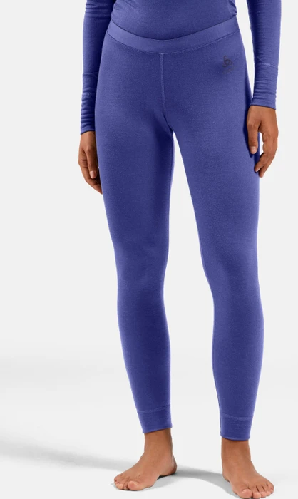 Odlo Natural Merino 160 Base Layer Tights Hose lang skipper blue (Damen)