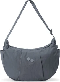 pinqponq Krumm Large Umhängetasche crinkle grey