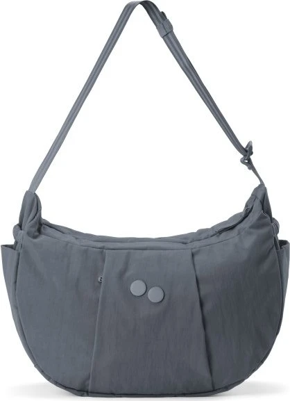 pinqponq Krumm Large Umhängetasche crinkle grey