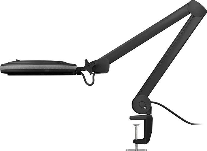 Wentronic Goobay LED-Klemm-Lupenleuchte, 9W, 1.75x, 3 Dioptrien schwarz