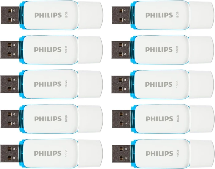 Philips Snow Edition 16GB, USB-A, USB 2.0, 10er-Pack