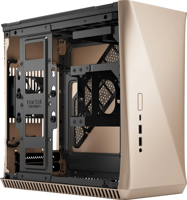 Fractal Design Era ITX Gold TG, Glasfenster, Mini-ITX