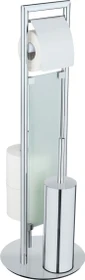 Wenko Sulmona WC-Garnitur silber Metall