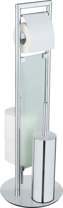 Wenko Sulmona WC-Garnitur silber Metall
