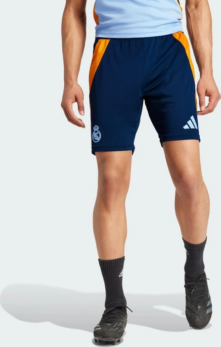 adidas Real Madrid Tiro 24 Competition Hose kurz team navy blue 2/crew orange/glow blue (Herren)
