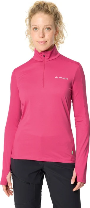 Vaude Livigno Halfzip II Fleece Funktionsshirt langarm hibiscus pink (Damen)