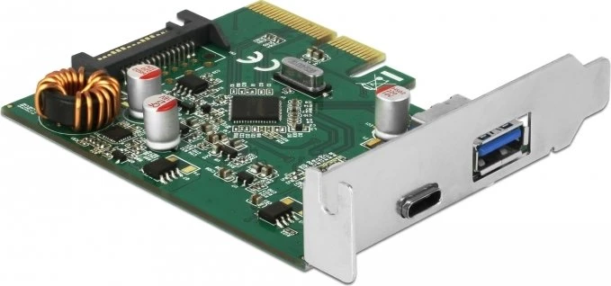 DeLOCK 1x USB-C 3.1, 1x USB-A 3.1, PCIe 3.0 x4