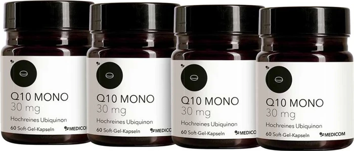 Medicom Q10 Mono 30mg Weichkapseln, 240 Stück (4x 60 Stück)
