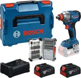 Bosch Professional PRO GDX 18V-285 Akku-Schlagschrauber inkl. Koffer + 2 Akkus 2.0Ah