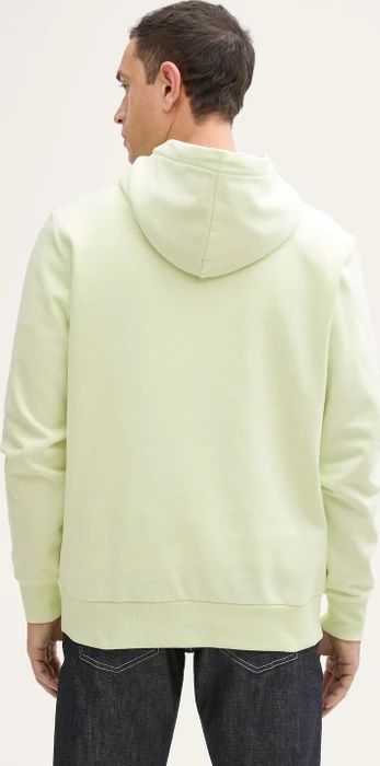 Tom Tailor Logo-Print Hoodie lime cream green (Herren)