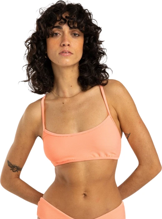 Billabong Tanlines Lace Up Bikini-Oberteil peach tart (Damen)