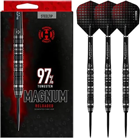 Harrows Magnum Reloaded 97% Steeltip Dartpfeil Set 26g