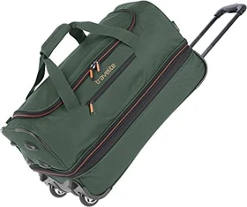 Travelite Basics Rollenreisetasche S erweiterbar dunkelgrün