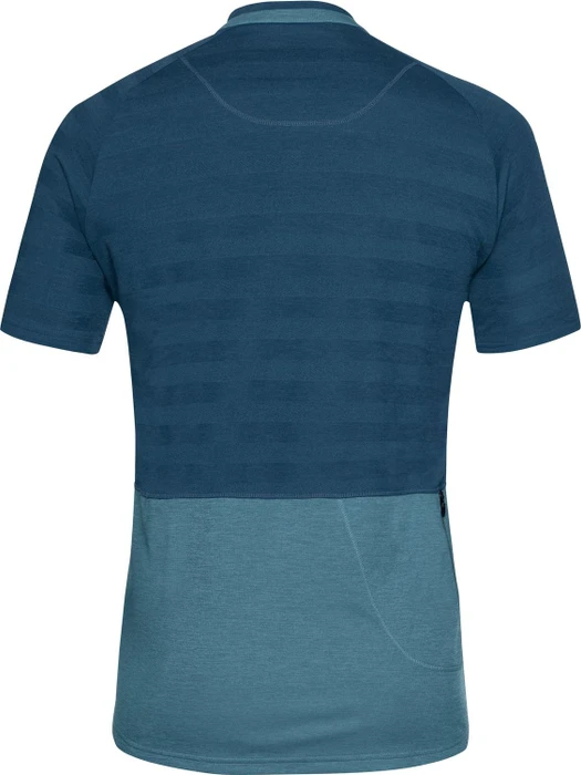 Vaude Tamaro III Trikot kurzarm blaugrau (Herren)