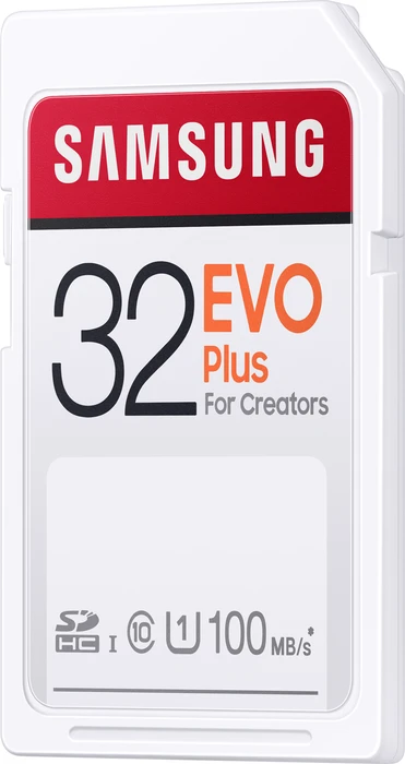 Samsung EVO Plus for Creators R100 32GB, UHS-I U1, Class 10