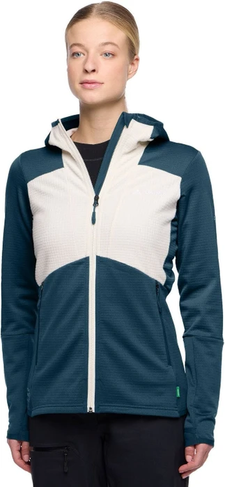 Vaude Monviso Grid Fleece Funktionsjacke dark sea/white (Damen)