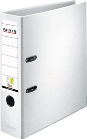 Falken Color Ordner 2-Ring PP, 80mm, A4, weiß